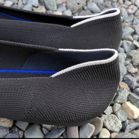 ROTHYS THE POINT BLACK SOLIDWOMEN'S FLAT SHOES - Picture 5 of 6